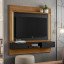 Painel de Tv 58" com Led Freijo/Preto